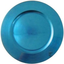 Tabletop Classics TRBL-6651 Blue Round Acrylic 13&quot; Charger Plate