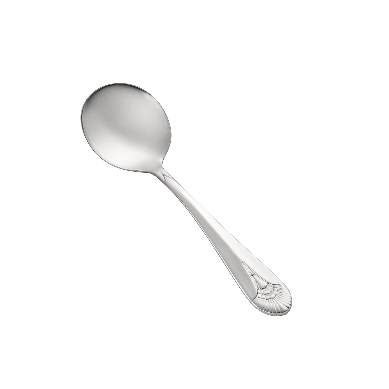 CAC China 8001-04 Royal Bouillon Spoon, Extra Heavyweight 18/8, 6"