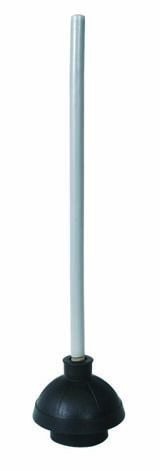 Winco TP-300 Rubber Toilet Plunger with 19" Wood Handle