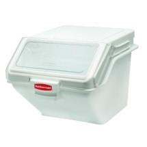 Rubbermaid Commercial Products Safety Storage Ingredient Bin, 200 Cup, White (Box of 1)