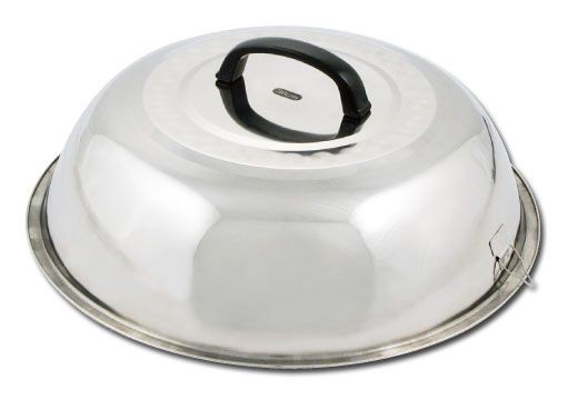 Winco WKCS-14 Stainless Steel Wok Cover 13-3/4"