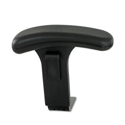 Safco Height Adjustable T-Pad Arms for Uber Big and Tall Chairs, Black