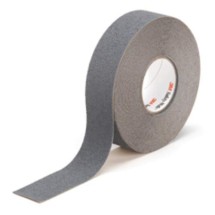 3M Safety-Walk Slip-Resistant Tread Rolls, Gray, 1" x 60', 4 Rolls/Carton
