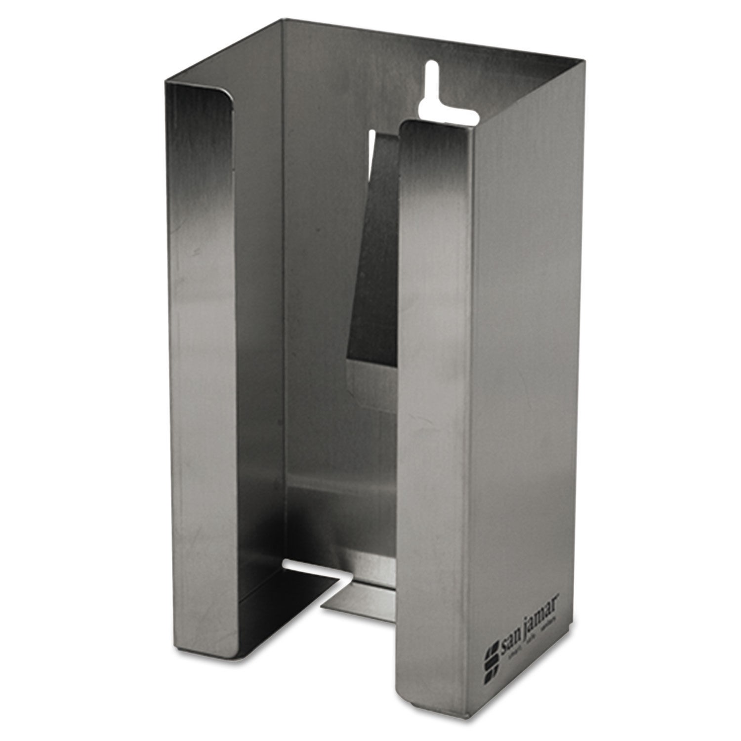 San Jamar Stainless Steel Disposable Glove Dispenser, Single-Box