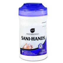 Sani Hands Instant Sanitizing Wipes, 12 Canisters/Carton