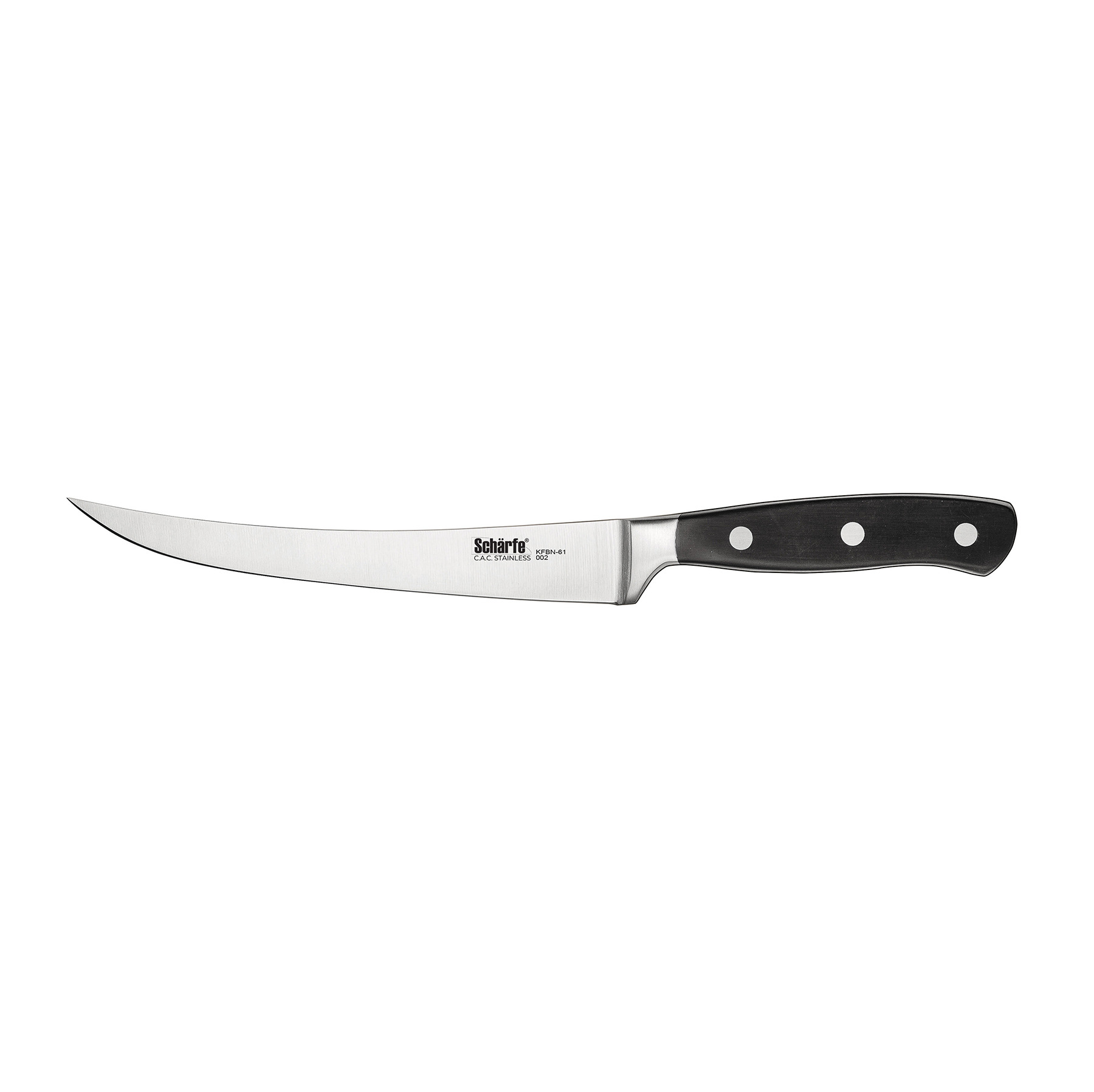 CAC China KFBN-61 Scharfe Forged Curved Boning Knife 6"