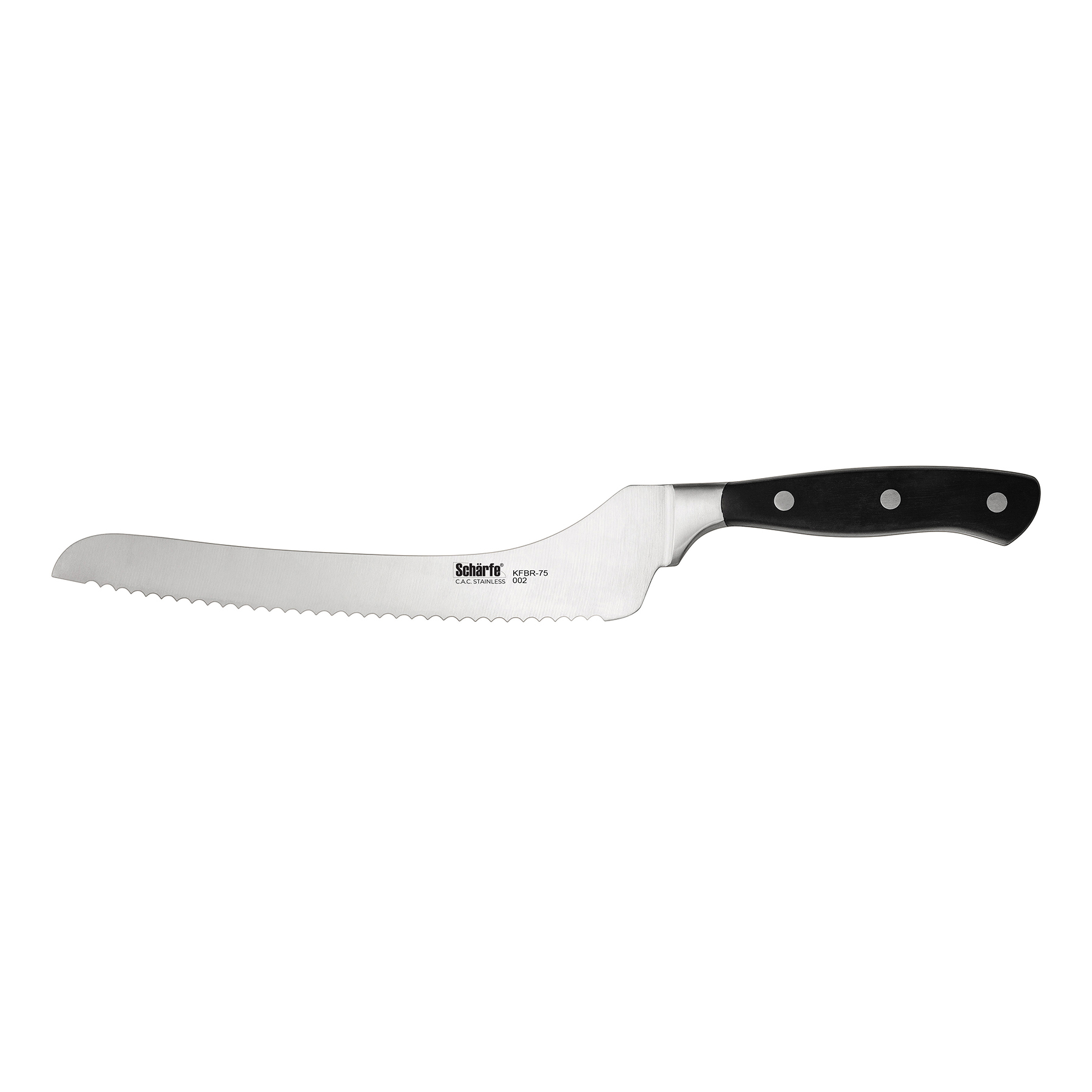 CAC China KFBR-75 Scharfe Forged Bread Knife 10"