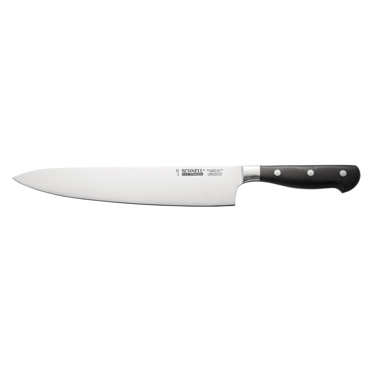 CAC China KFCC-G102 Schnell Forged Chef Knife with Short Bolster 10"