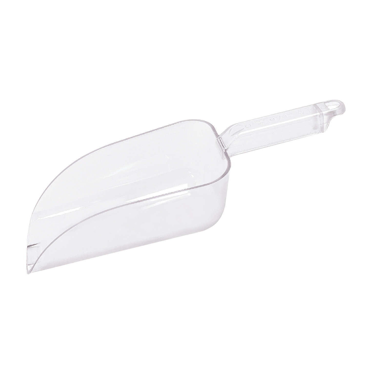 CAC China SCPP-32 Clear Polycarbonate Scoop 32 oz.