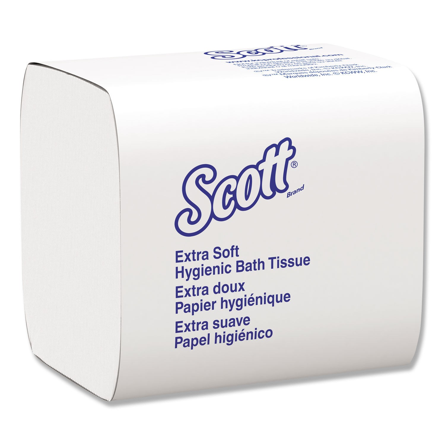 Scott Control Hygienic Bath Tissue, 2-Ply, 250/Pack, 36 Packs/Carton