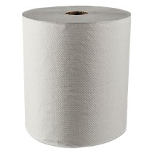 Scott Essential 100% Recycled Fiber Hard Roll Towels, White, 8&quot; x 800 ft, 12/Carton