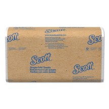 Scott Essential Single-Fold Paper Towels, 4000/Carton