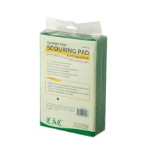 CAC China SPDF-9G Synthetic Fiber Scouring Pad 6&quot; x 9&quot; 6/Pack