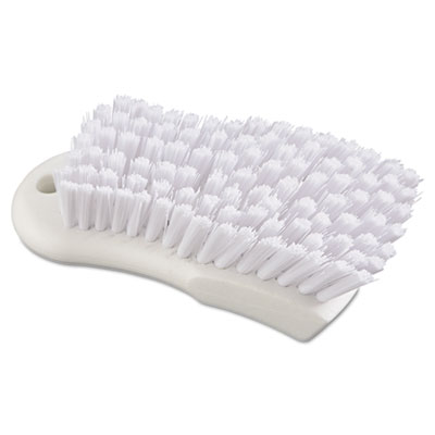 White Polypropylene Fill Scrub Brush,  6