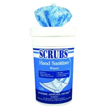 Scrubs Antimicrobial Hand Sanitizer Wipes, 85 Wipes/Canister, 6/Canisters