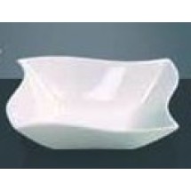 Yanco SST-418 Sea Star 7 1/2&quot; Square Wavy Salad Bowl 18 oz.