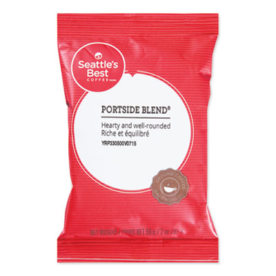 Seattle's Best Premeasured Coffee Packs, Portside Blend, 2 oz. Packet, 18/Box