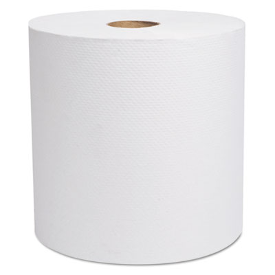 Select Hardwound Roll Towels, White, 7 7/8