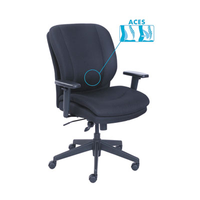 SertaPedic Cosset Black Ergonomic Task Chair