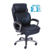 SertaPedic Cosset High-Back Black Executive Chair