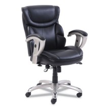 SertaPedic Emerson Black Leather  Chair