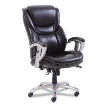 SertaPedic Emerson Brown Leather Executive Chair