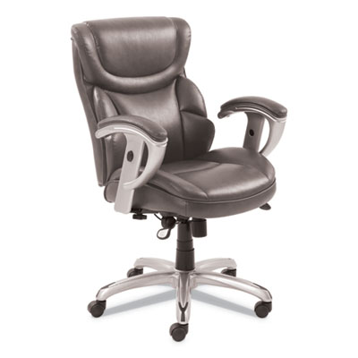 SertaPedic Emerson Gray Leather  Chair