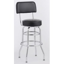 Royal Industries ROY 7716 Open Back Double Ring Bar Stool, Set of 4