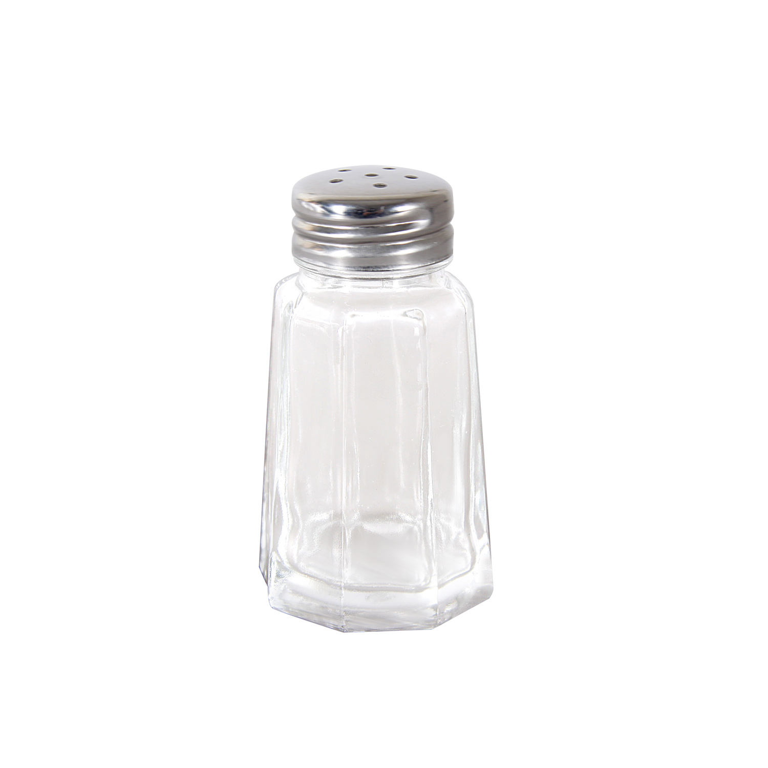 CAC China G4PS-1M Paneled Glass Shaker with Mushroom Cap 1 oz.