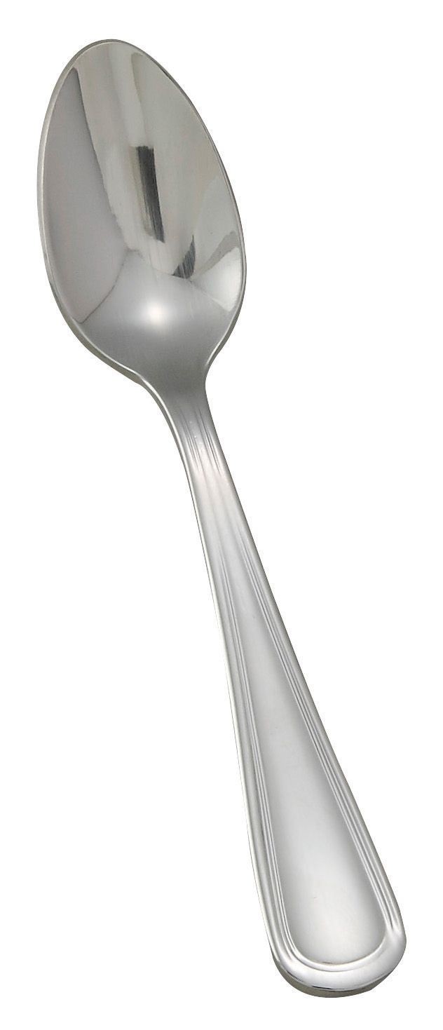 Winco 0030-09 Shangarila Extra Heavy Stainless Steel Demitasse Spoon (12/Pack)