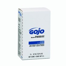 Gojo Shower Up Soap & Shampoo Bag in Carton, Pleasant Scent, 2000 Ml