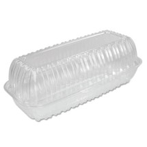 Dart Showtime Clear Hinged Hoagie Containers, 29.9oz, 5.1&quot; x 9.9&quot; x 3.5&quot;, 200/Carton