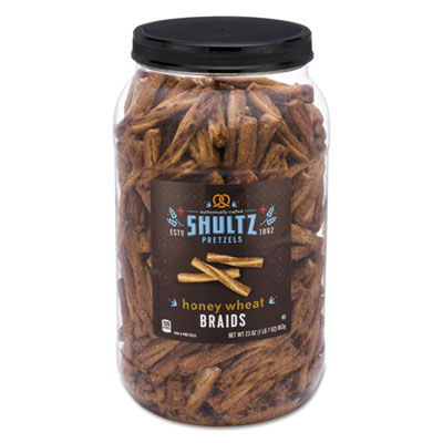 Shultz Honey Wheat Pretzels 1.5 Lb. Tub