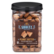 Shultz Pretzels, Peanut Butter, 24 oz. Tub