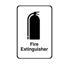 Franklin Machine Products  280-1162 Sign, Fire Extinguisher (6X9)