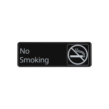 CAC China SCE3-NM17 Compliance Sign English &quot;No Smoking&quot; 9&quot;x 3&quot; H