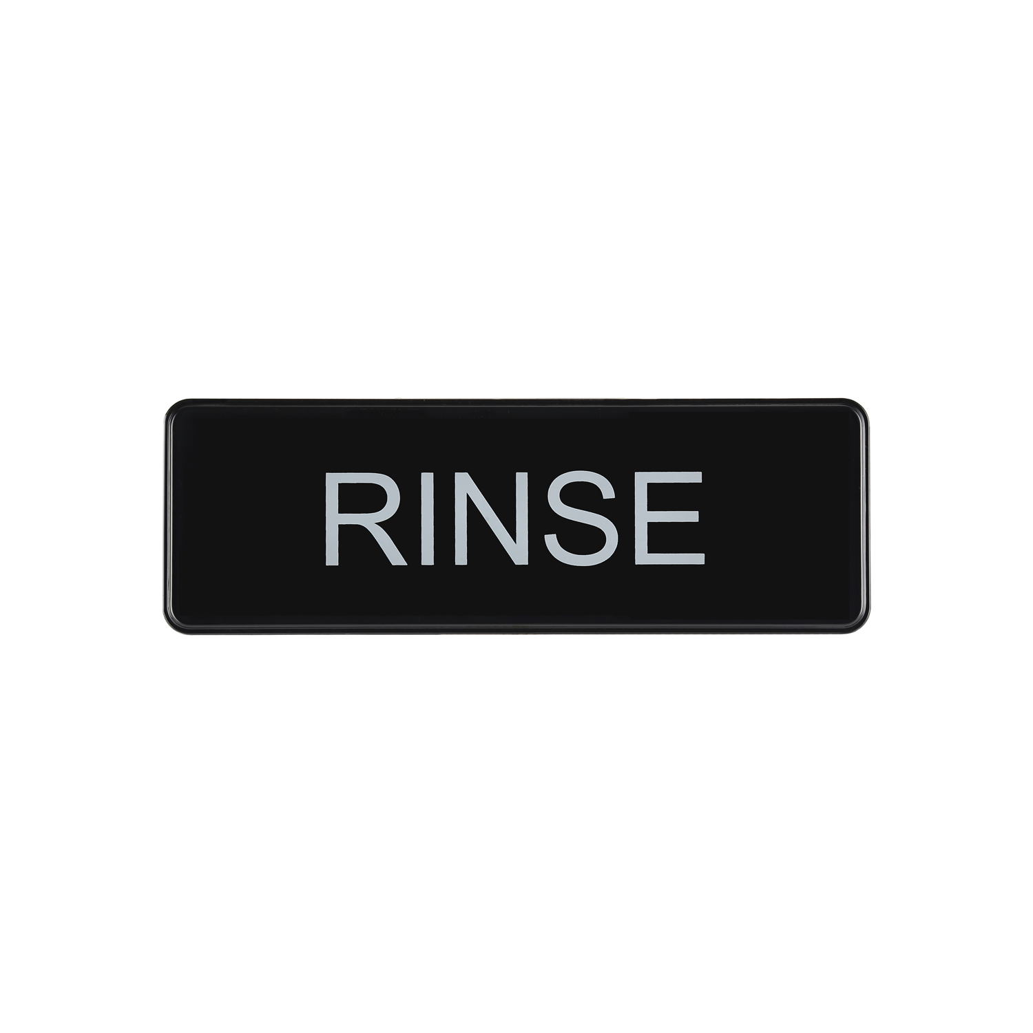 CAC China SCE3-RS08 Compliance Sign English "Rinse" 9"x 3" H