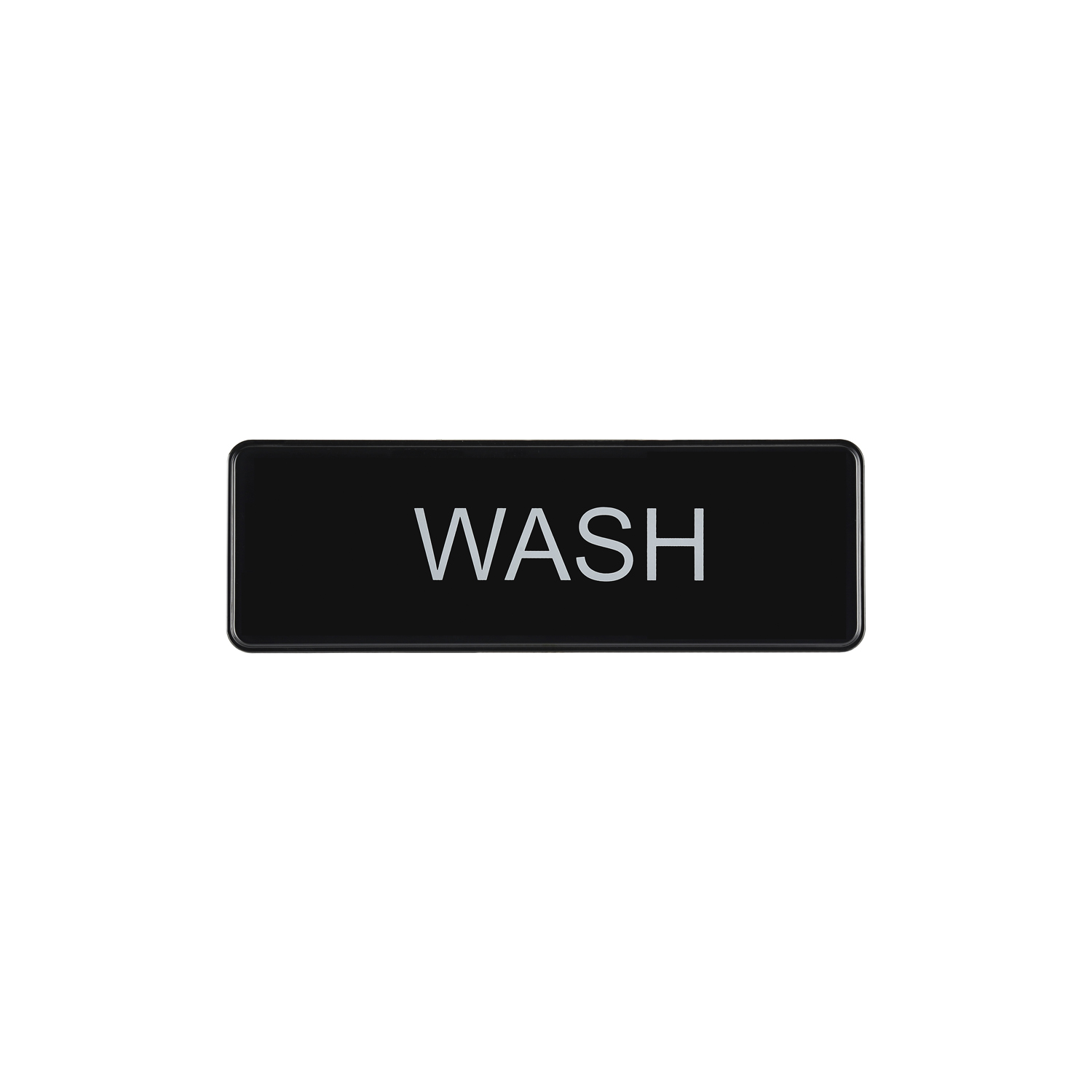 CAC China SCE3-WS07 Compliance Sign English "Wash" 9"x 3" H