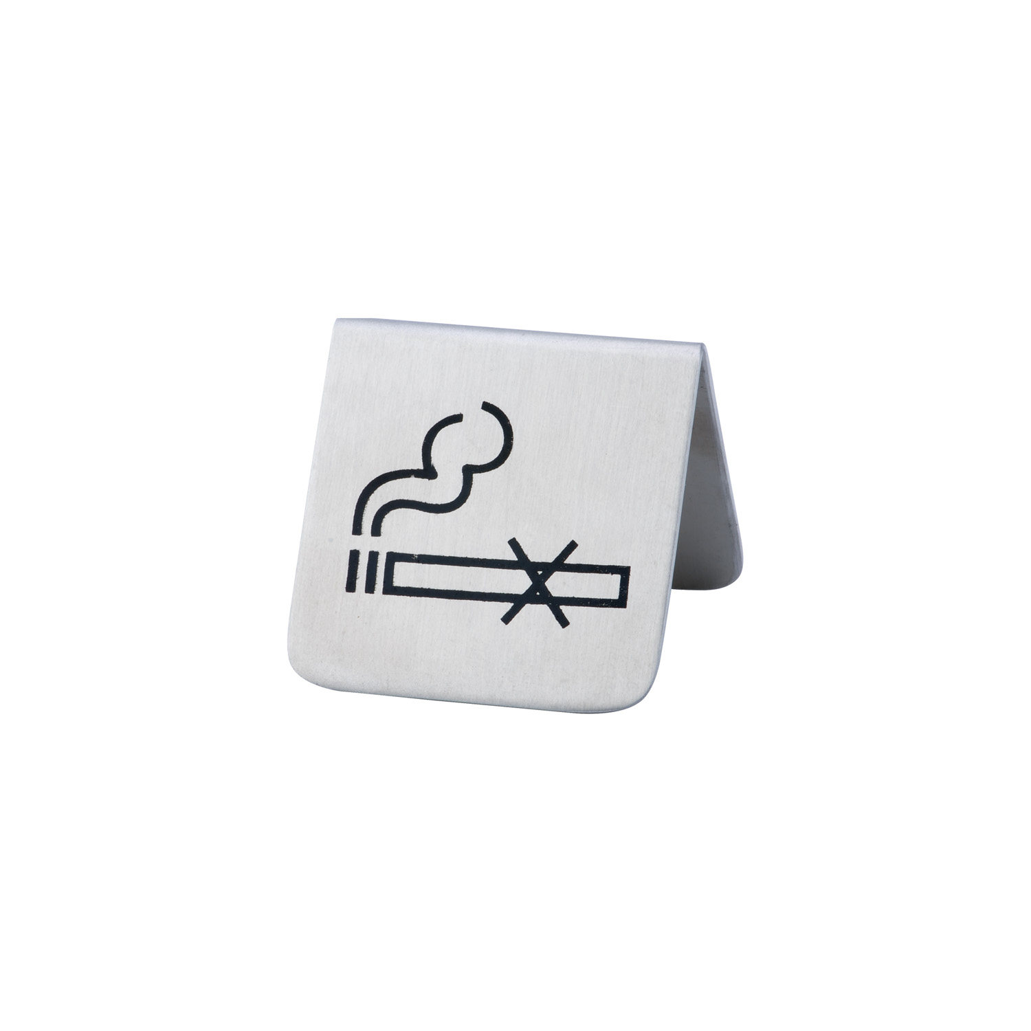 CAC China STNS-32 Table Tent Sign "No Smoking" Symbol