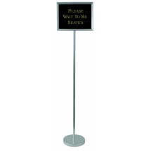 Aarco Products TI-1CH Director Aluminum Changeable Sign with Silver Frame, 59&quot;