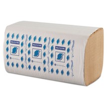 Single-Fold Paper Towels, 1-Ply, Kraft, 9" x 9 1/4