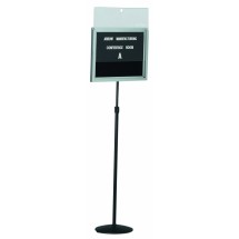 Aarco Products CMD1418 Single Pedestal Free Standing Changeable Letter Board 18&quot;W x 14&quot;H