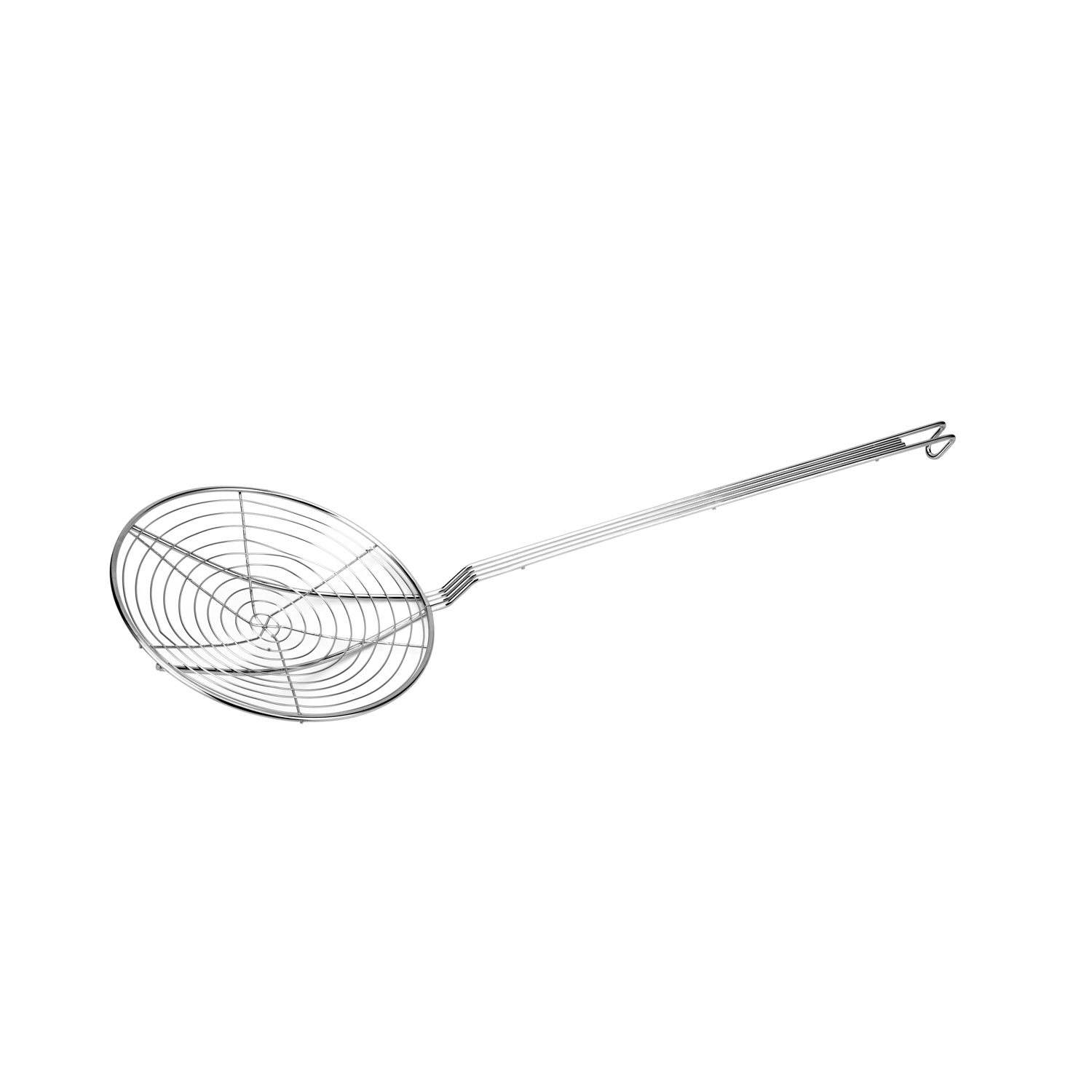 CAC China SKSP-07 Spiral Nickel-Plated Wire Skimmer 7" Dia