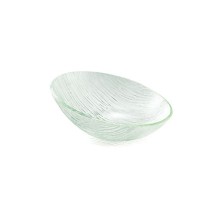 TableCraft AB125 Sloped Acrylic Oval Bowl, 12&quot; x 5&quot;