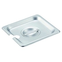 Winco SPCS Slotted Stainless Steel One-Sixth Size Steam Table Pan Cover