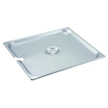 Winco SPCTT Slotted Stainless Steel Two-Third Size Steam Table Pan Cover