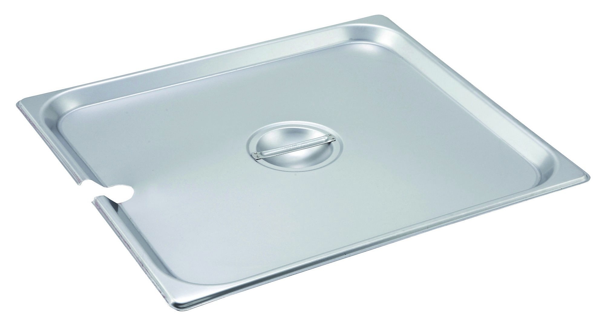 Winco SPCTT Slotted Stainless Steel Two-Third Size Steam Table Pan Cover