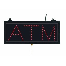 Aarco Products ATM10S High Visibility Small LED ATM Sign 16-1/8&quot;W x 6-3/4&quot;H