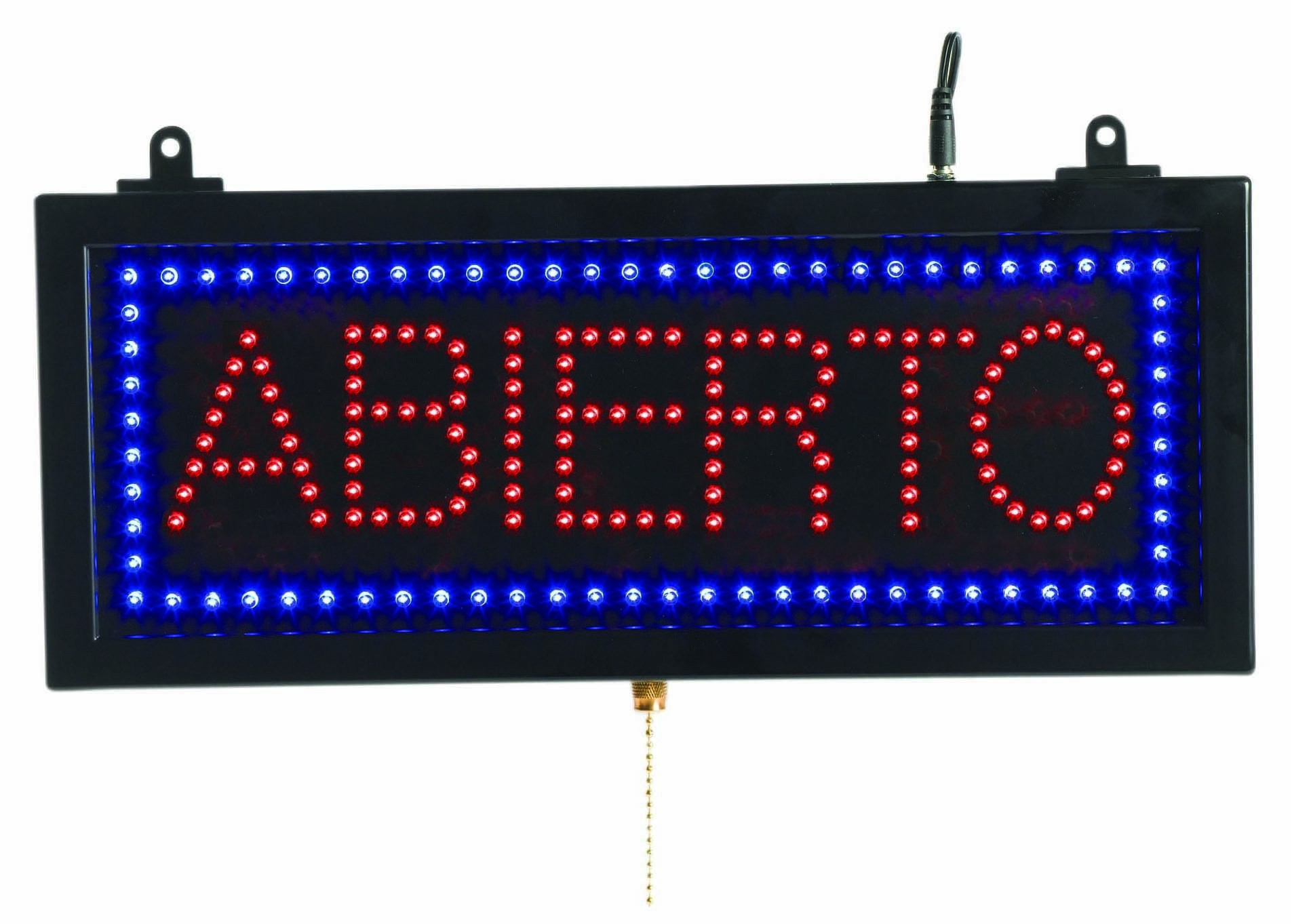 Aarco Products ABI08S Small Spanish LED Sign ABIERTO (Open) 16 1/8"W x 6 3/4"H
