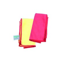 SmartColor Red Microfiber Cloths, 10/Carton